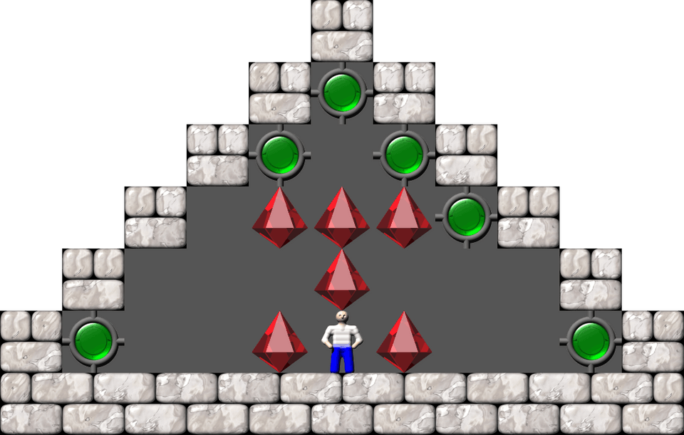 Sokoban Bugs collection level 17